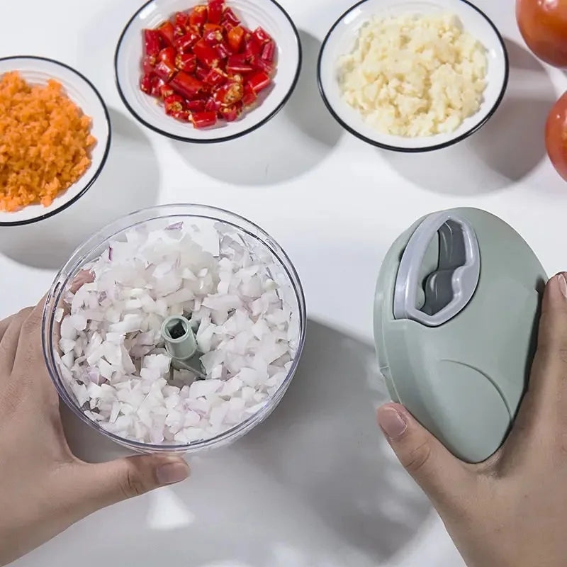 1PC Home Manual Ginger Grinder Garlic Mud Splasher Multi Functional Vegetable Cutter Handheld Meat Grinder Kitchen Cooking Tools