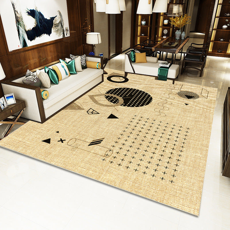 Modern minimalist living room carpet Nordic ins geometric pattern floor mats home store display carpet