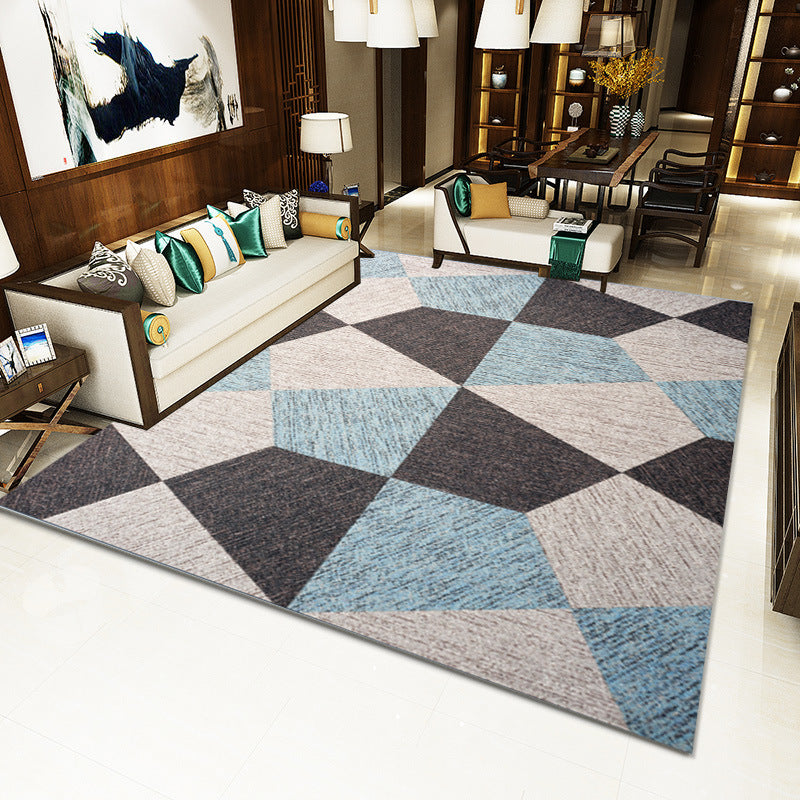 Modern minimalist living room carpet Nordic ins geometric pattern floor mats home store display carpet