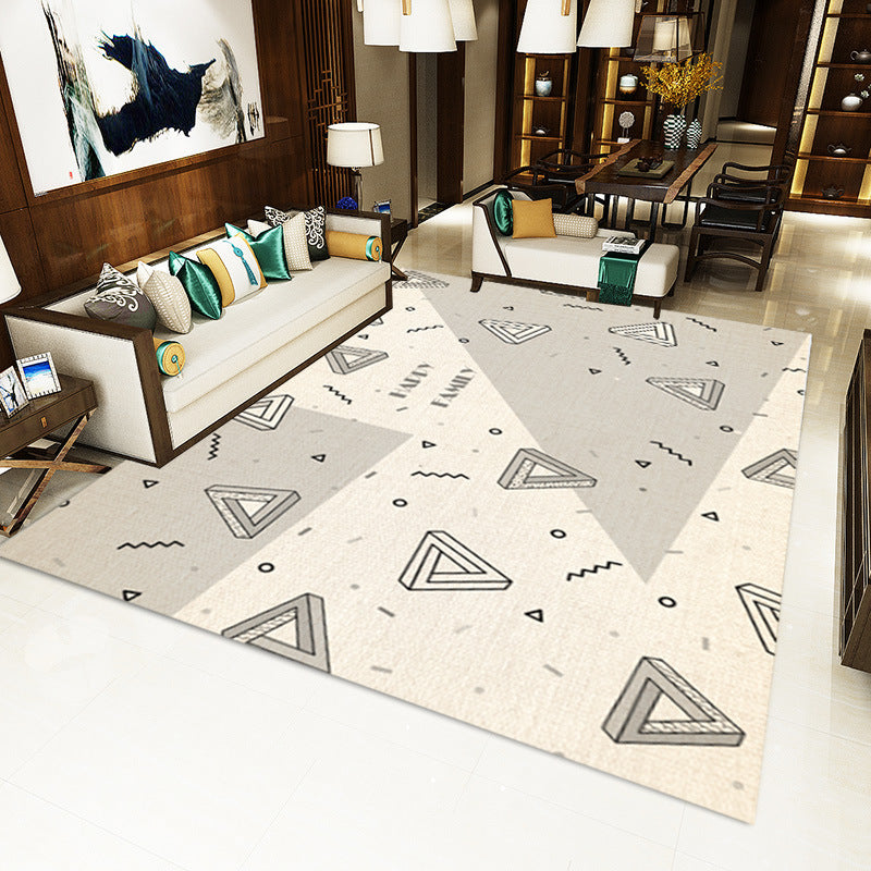 Modern minimalist living room carpet Nordic ins geometric pattern floor mats home store display carpet