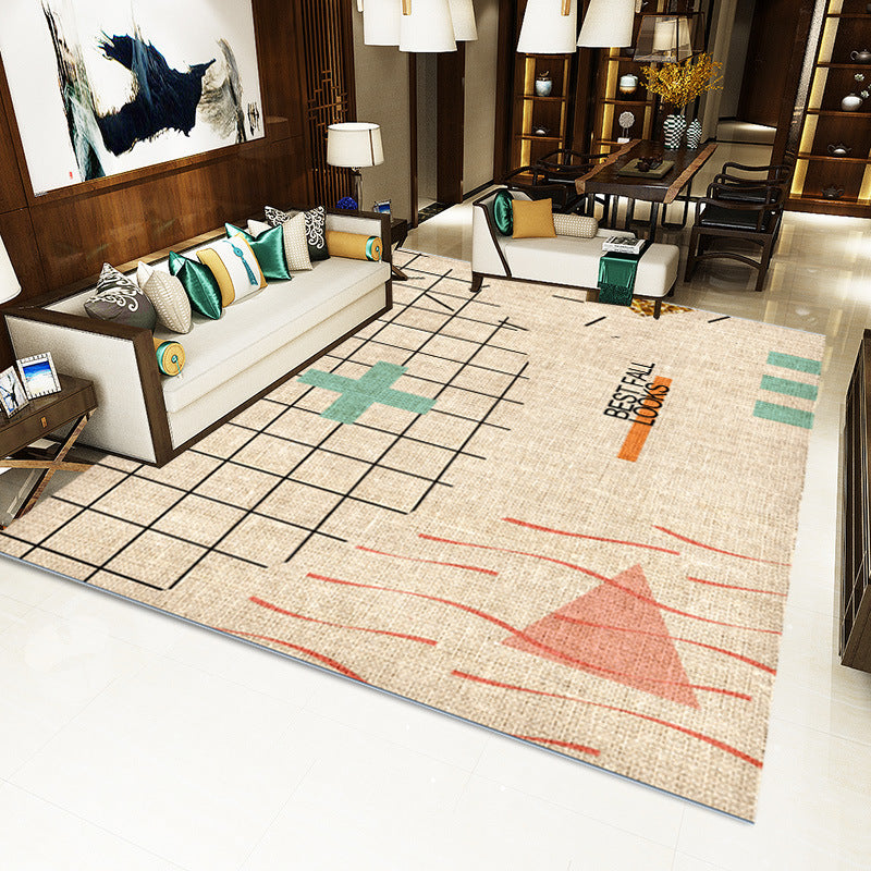 Modern minimalist living room carpet Nordic ins geometric pattern floor mats home store display carpet