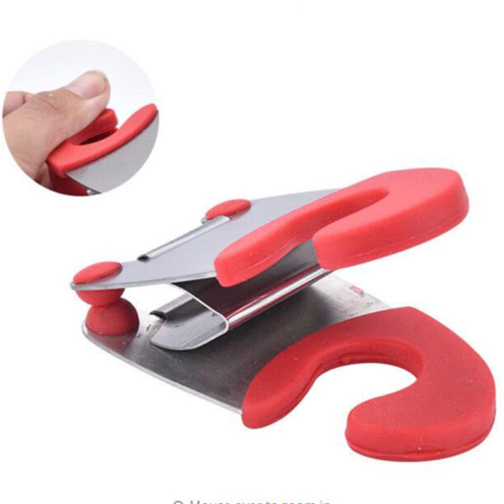 Stainless steel pot side anti-scalding clip Kitchen insulation pot side clip Creative kitchen anti-scalding clip gadget
