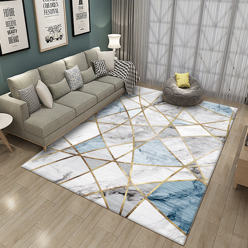 Modern minimalist living room carpet Nordic ins geometric pattern floor mats home store display carpet