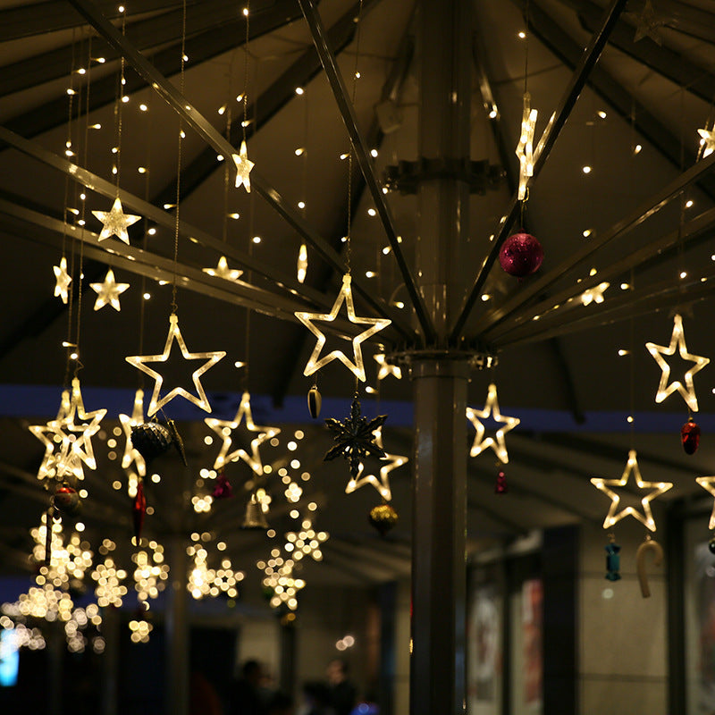 Star lights LED string lights Christmas lights room shop decoration holiday lights Internet celebrity anchor background wedding lights