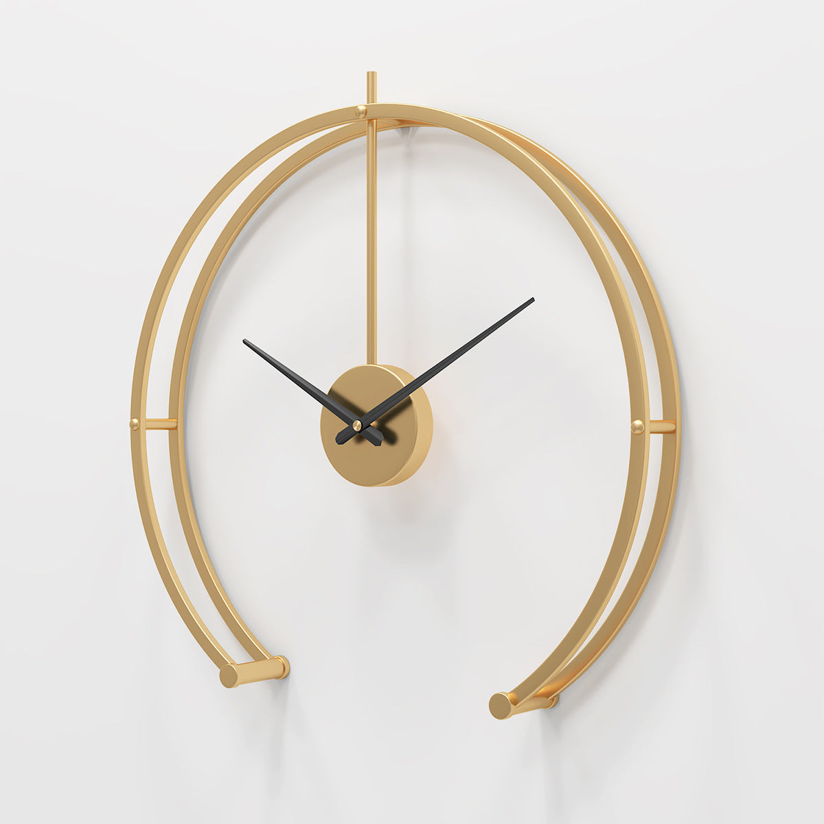 2020 new modern minimalist home wall clock metal silent clock living room bedroom fashion clock spot wholesale