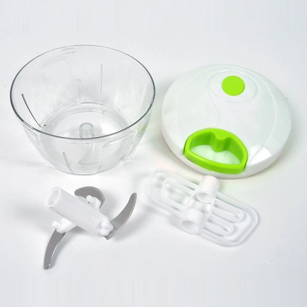 1PCS 500ml Garlic Blender Household Cutter Meat Grinder Multifunction Manual Food Shredder Fruit Crusher Blender Kitchen Tools