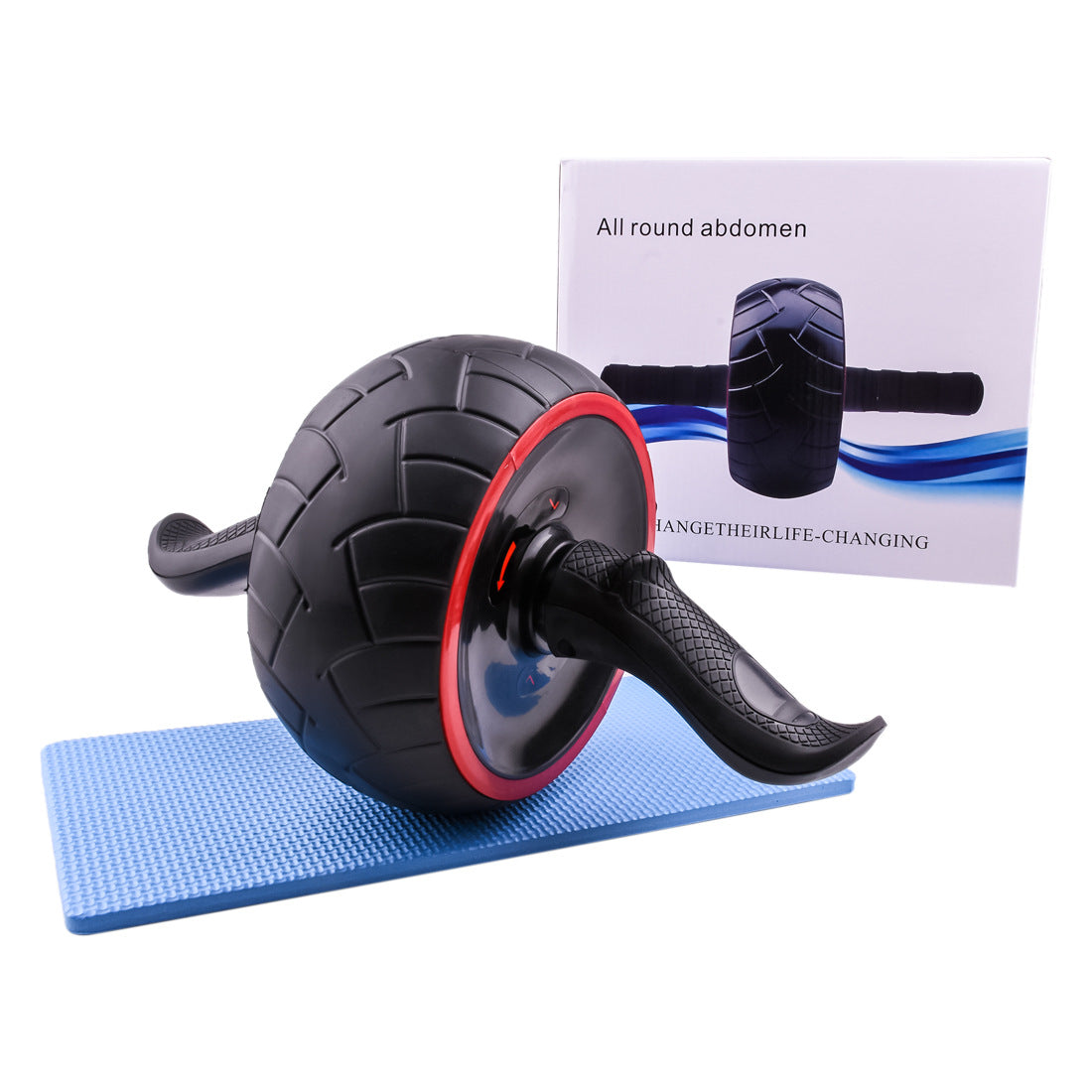 Rebound abdominal wheel home fitness equipment fetal skin abdominal muscle wheel ab wheel multifunctional wheel roller