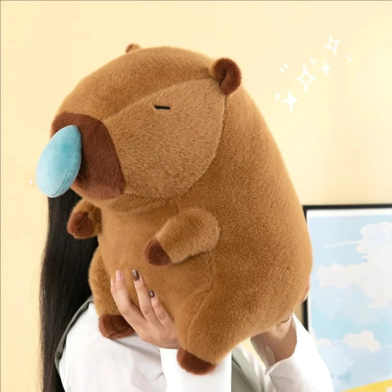 Capybara Plush Simulation Capibara Anime Fluffty Toy Kawaii Plushie Cute Doll Stuffed Animals Soft Doll Plush Gift Kid Toys