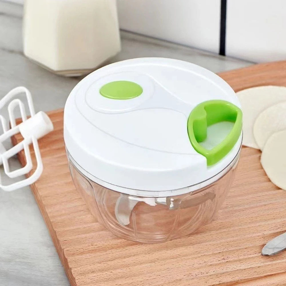 1PCS 500ml Garlic Blender Household Cutter Meat Grinder Multifunction Manual Food Shredder Fruit Crusher Blender Kitchen Tools