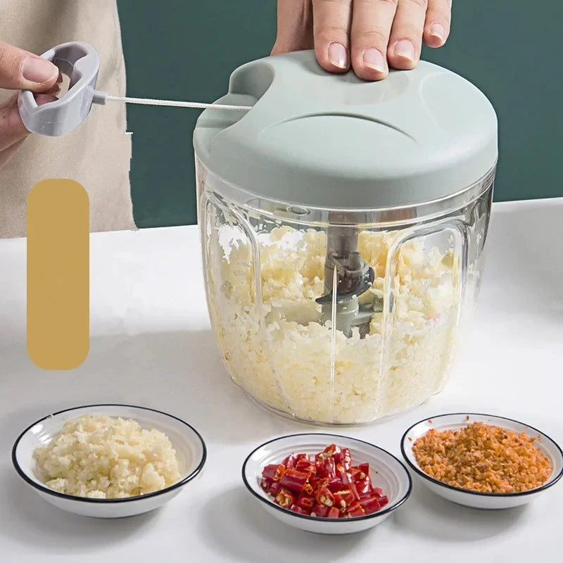 1PC Home Manual Ginger Grinder Garlic Mud Splasher Multi Functional Vegetable Cutter Handheld Meat Grinder Kitchen Cooking Tools