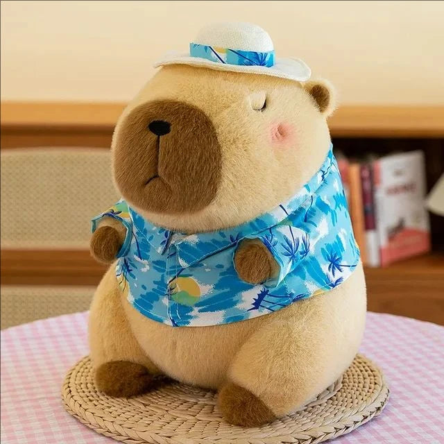 Capybara Plush Simulation Capibara Anime Fluffty Toy Kawaii Plushie Cute Doll Stuffed Animals Soft Doll Plush Gift Kid Toys
