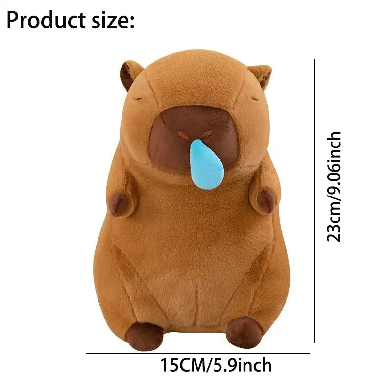 Capybara Plush Simulation Capibara Anime Fluffty Toy Kawaii Plushie Cute Doll Stuffed Animals Soft Doll Plush Gift Kid Toys