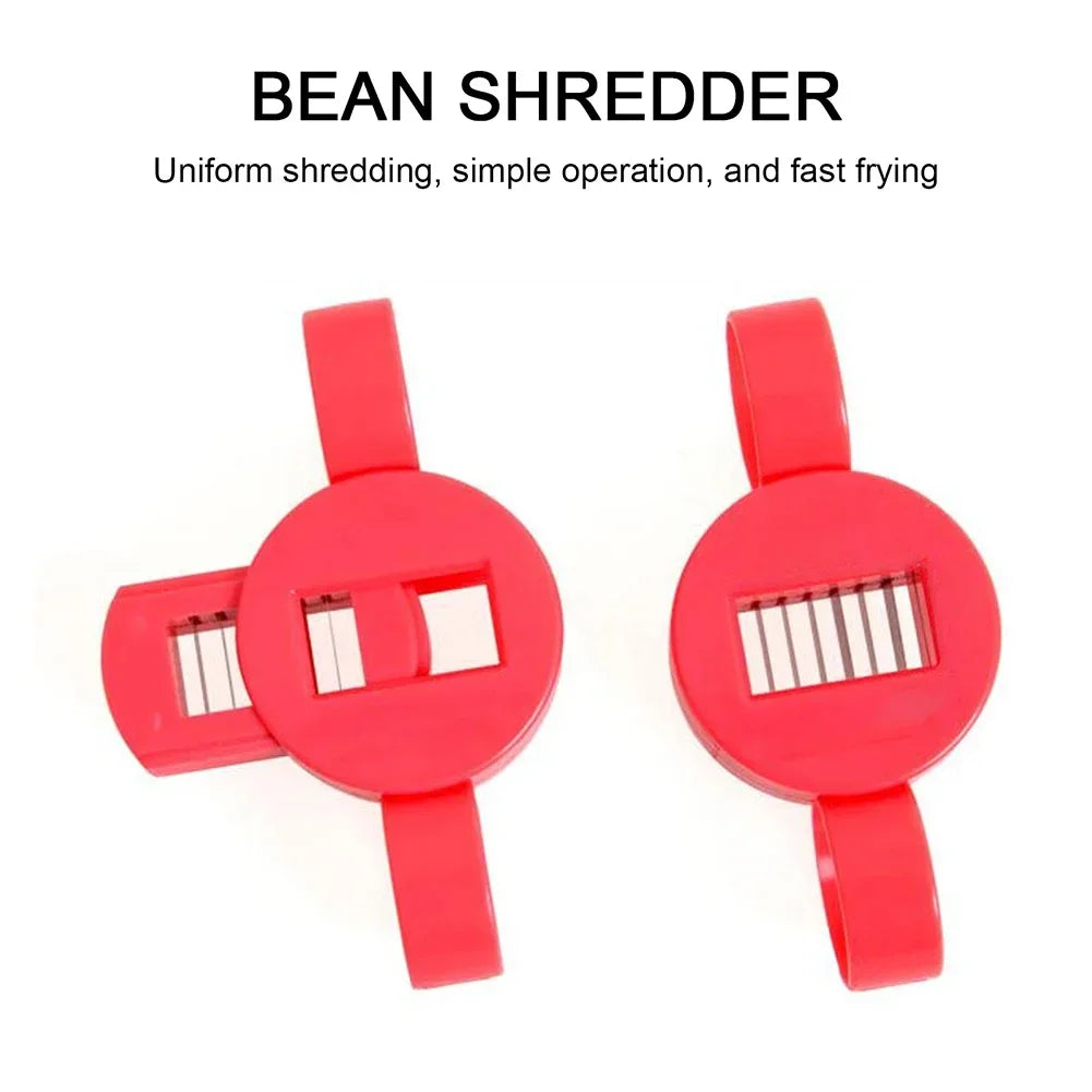 Bean Pulling Shredder Device Manual Green Bean Horn Slicer Cutters Multifunctional Vegetables Cutting Tool Kitchen Accessories