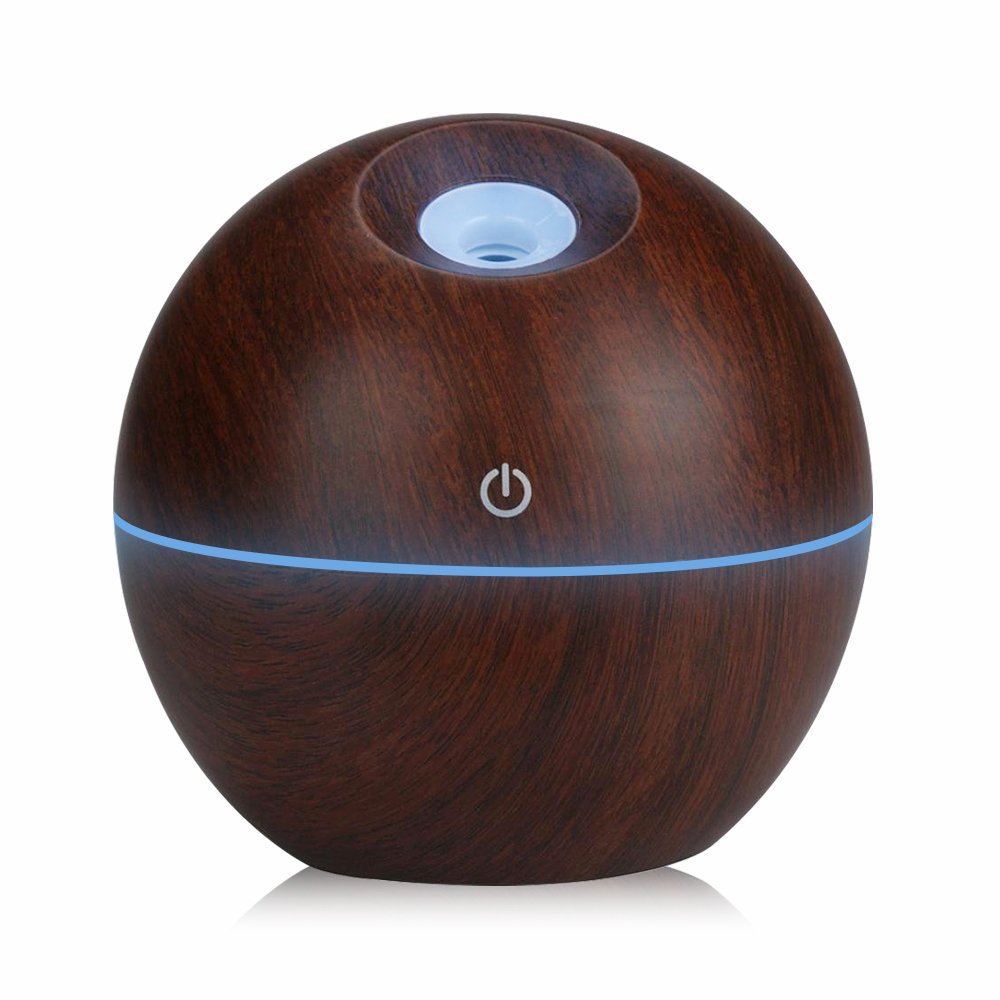 2023 foreign trade wood grain humidifier USB mini home bedroom prepaid baby mute moisturizing air purifier