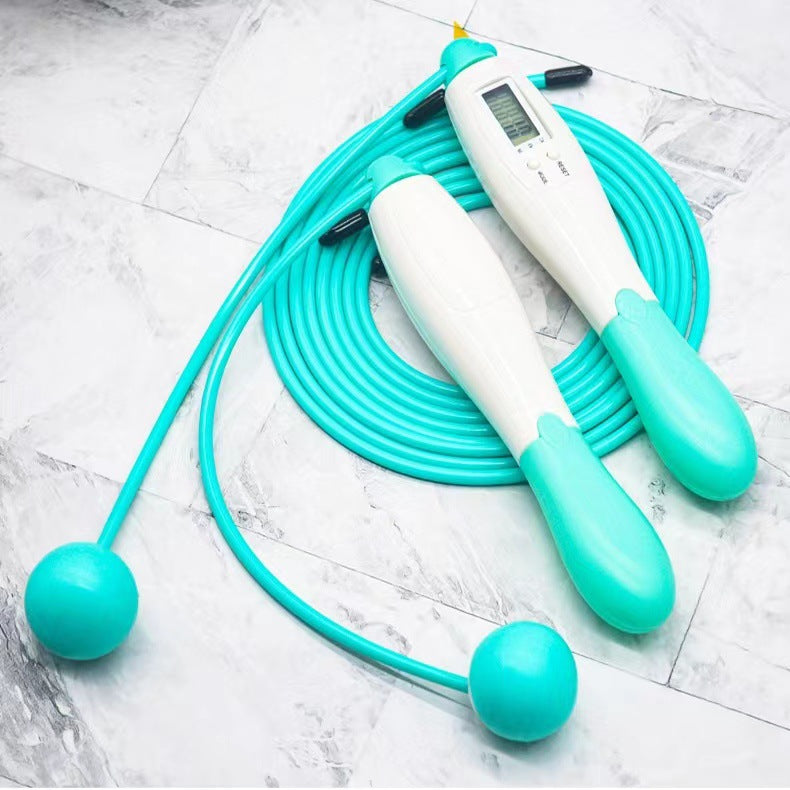 Smart electronic counting cordless dual-use skipping rope adult students men and women sports fitness counting wire skipping rope