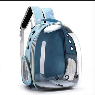 Cross-border pet bag new transparent pet backpack breathable wear-resistant small dog backpack out cat backpack