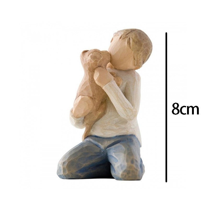 New American-style character statue family ornaments advanced creative wedding gift home office resin crafts