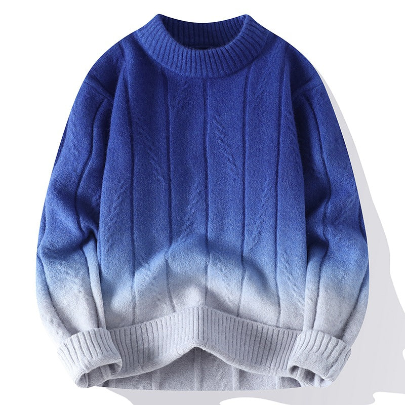 New products Autumn and winter new casual sweater men's long-sleeved knitted sweater