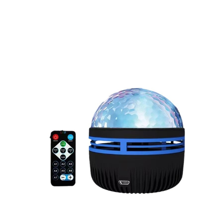 Cross-border supply of northern lights rotating water ripple atmosphere night light starry sky projection bedroom bedside live background light