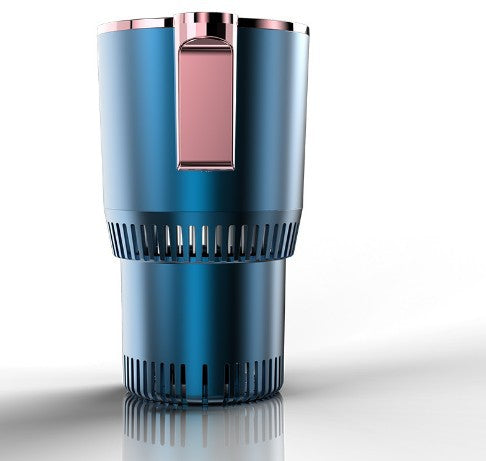 Cross-border hot product portable car refrigeration and heating cup smart hot and cold cup mini car refrigerator for office and home use