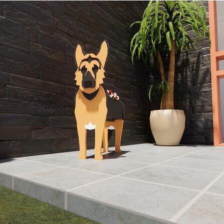 Cross-border independent station popular dog-planter pet dog flower pot potted garden home decoration ornaments