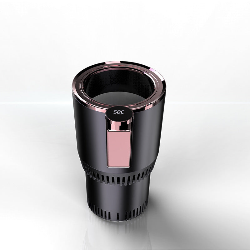 Cross-border hot product portable car refrigeration and heating cup smart hot and cold cup mini car refrigerator for office and home use