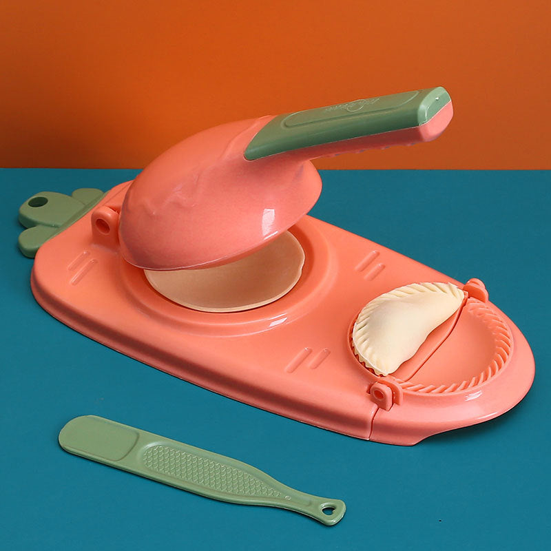 Dumpling skin artifact lazy home kitchen dumpling mold pressure dumpling skin device multi-functional dumpling device