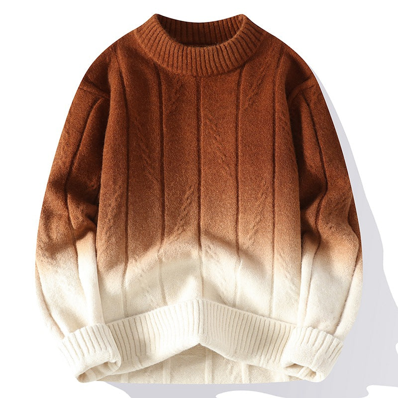 New products Autumn and winter new casual sweater men's long-sleeved knitted sweater