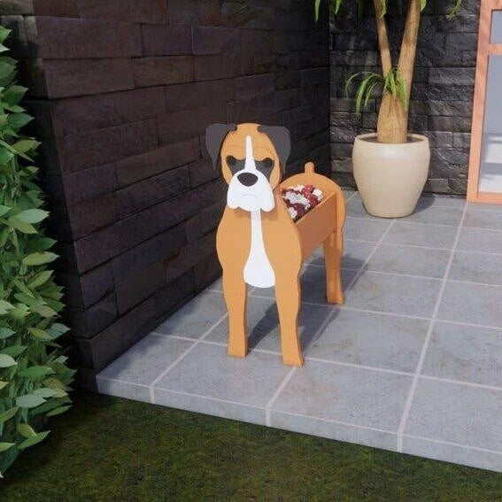 Cross-border independent station popular dog-planter pet dog flower pot potted garden home decoration ornaments