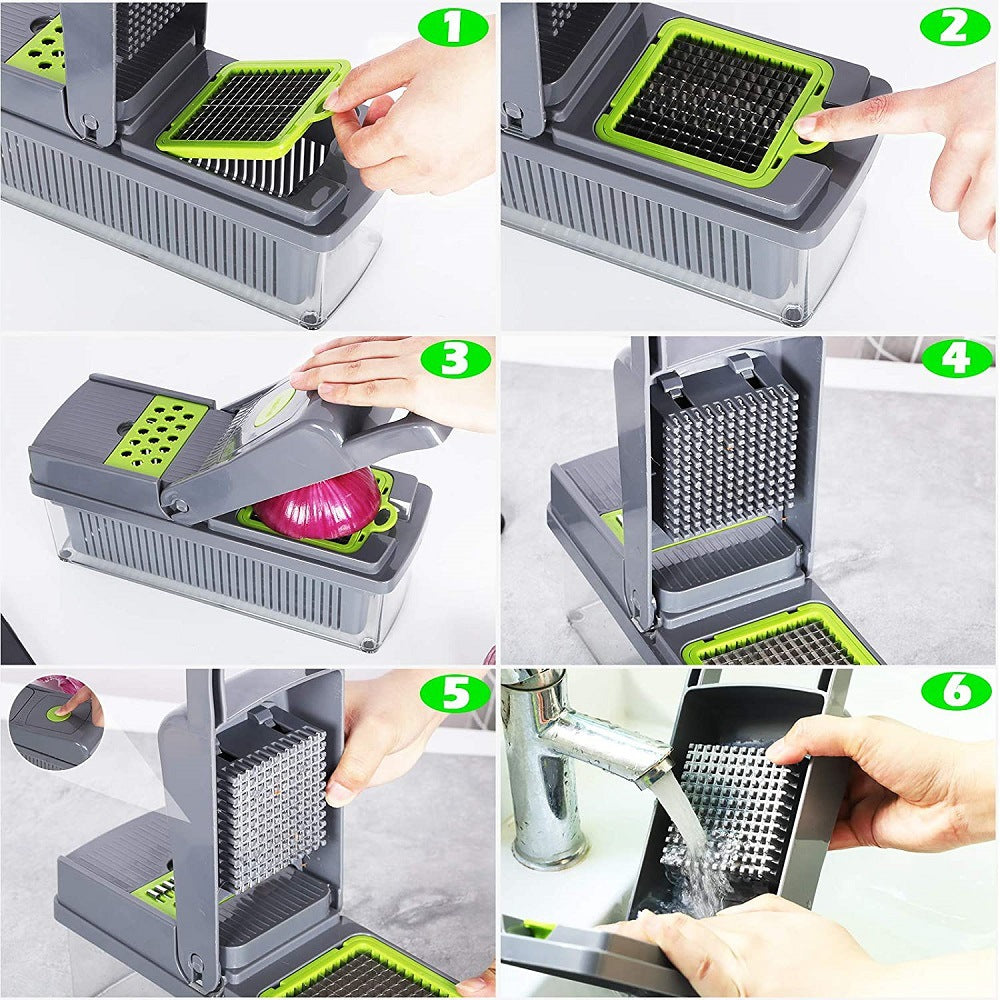 Multifunctional kitchen vegetable cutter Vegetable Chopper diced diced slicer grater vegetable cutter