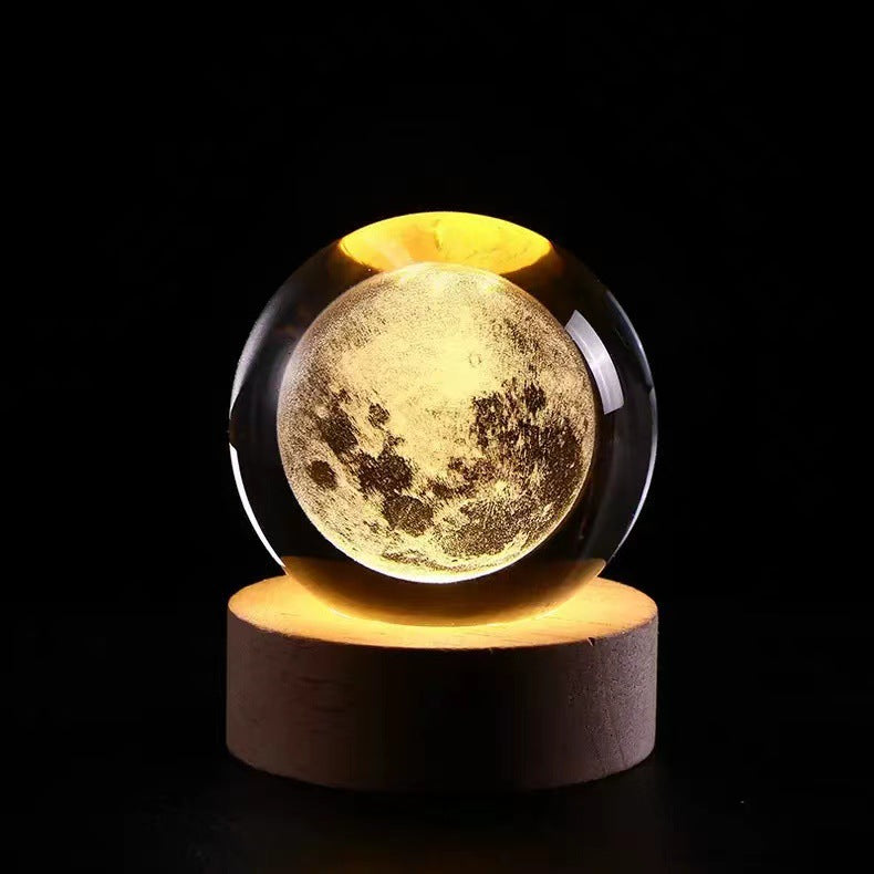 Luminous crystal ball ornaments crystal ball night light classmates and friends graduation Valentine's Day holiday gift manufacturers wholesale