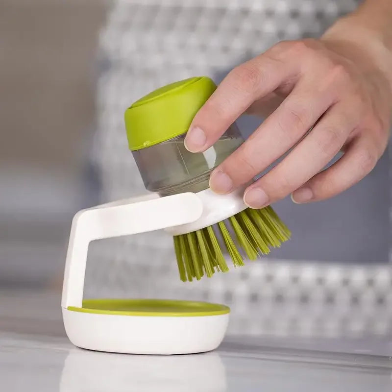 Pot Brushing Artifact Kitchen Washing Pot Cleaning Brush Daquan Lazy Household Decontamination and Descaling Washing Dishes