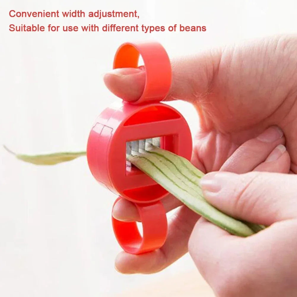 Bean Pulling Shredder Device Manual Green Bean Horn Slicer Cutters Multifunctional Vegetables Cutting Tool Kitchen Accessories
