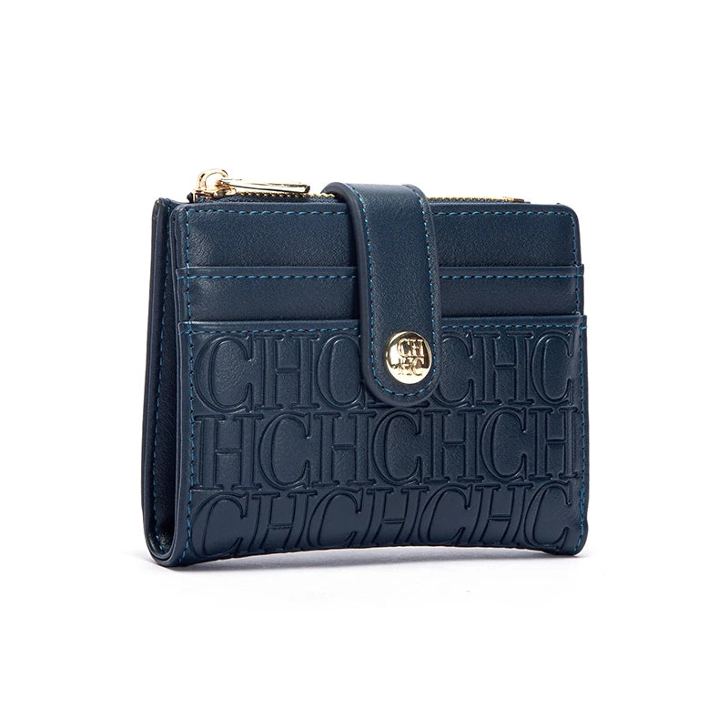 CHCH Fashion Classic Retro Men's and Women's Universal Wallet PVC Material Multi functional Portable Card Bag Change