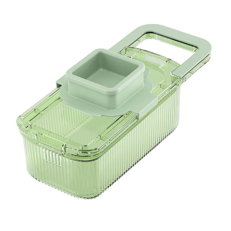 Kitchen Stainless Steel Multifunctional Safe Manual Vegetable Slicer Cutter Potato Shredders Garlic Carrot Grater Chopper