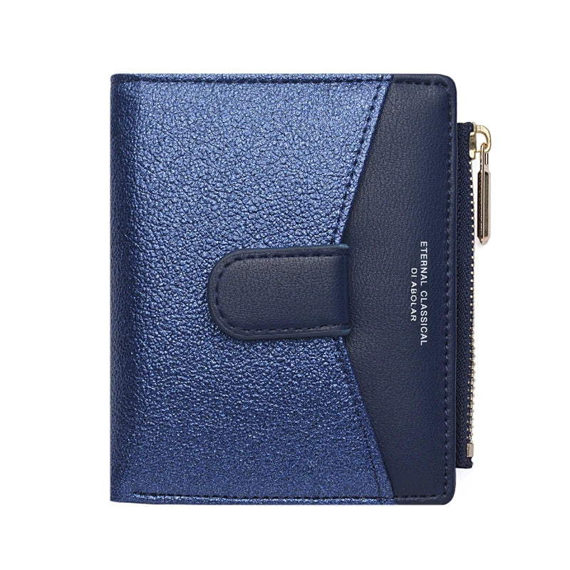 Hasp Small Sequins Women Wallet Fashion Leather Purse Lady Card Holders Clutch Female Slim Purse Money Bag Wallets Card Package