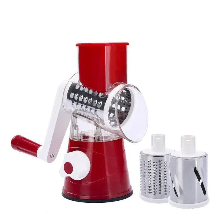 Hand Vegetable Cutter Multi-functional Manual Vegetable Machine for Household Kitchen Grater Slicer Drum Vegetable Cutter