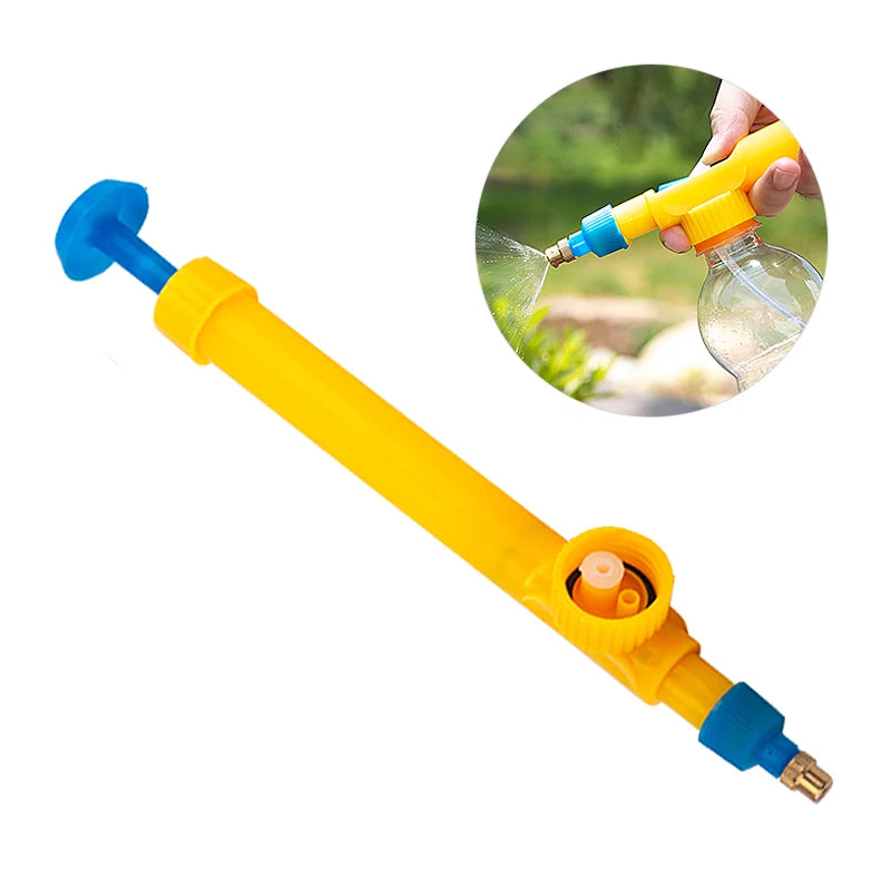 Gardening Watering Sprayer Beverage Bottle Watering Can High Pressure Small Manual Pressure Adjustable Spray Head