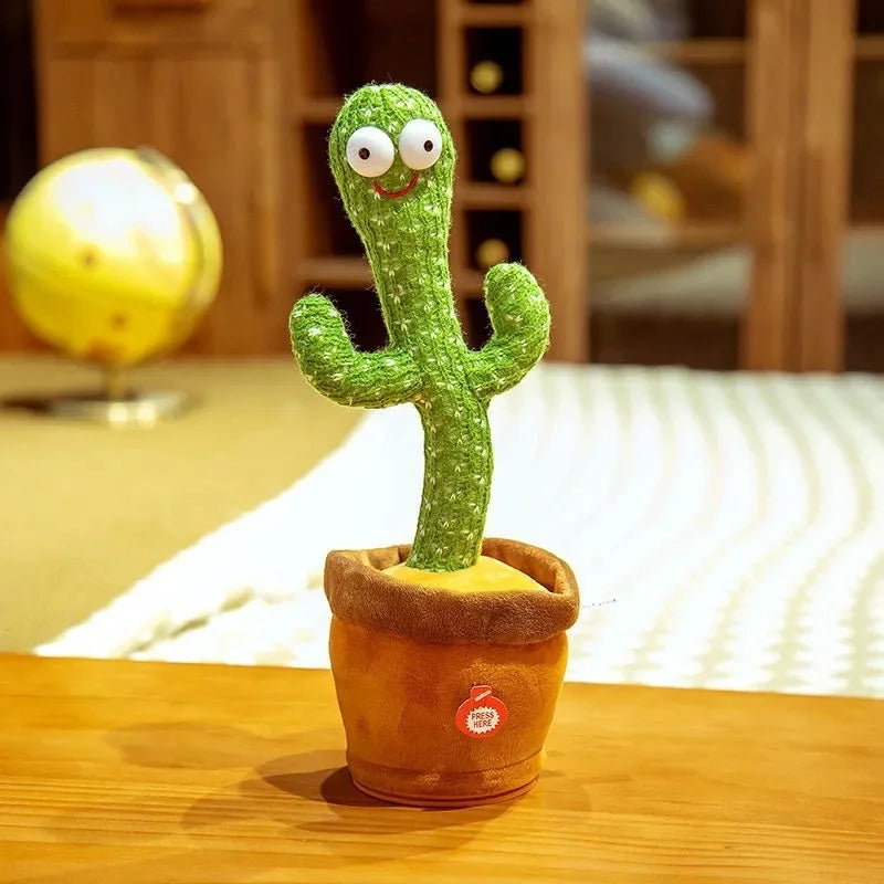 Baby Sunshine Cactus Companion Electronic Plush Toy Dancing and Talking Cactus Toy with 120 Songs Children's Birthday Gifts