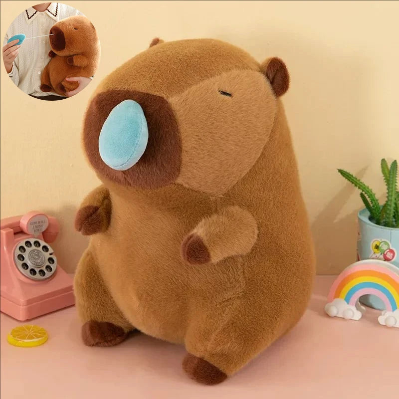 Capybara Plush Simulation Capibara Anime Fluffty Toy Kawaii Plushie Cute Doll Stuffed Animals Soft Doll Plush Gift Kid Toys