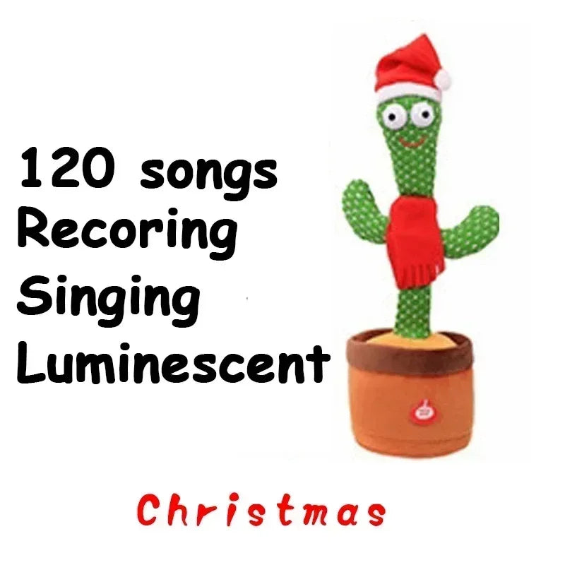 Baby Sunshine Cactus Companion Electronic Plush Toy Dancing and Talking Cactus Toy with 120 Songs Children's Birthday Gifts