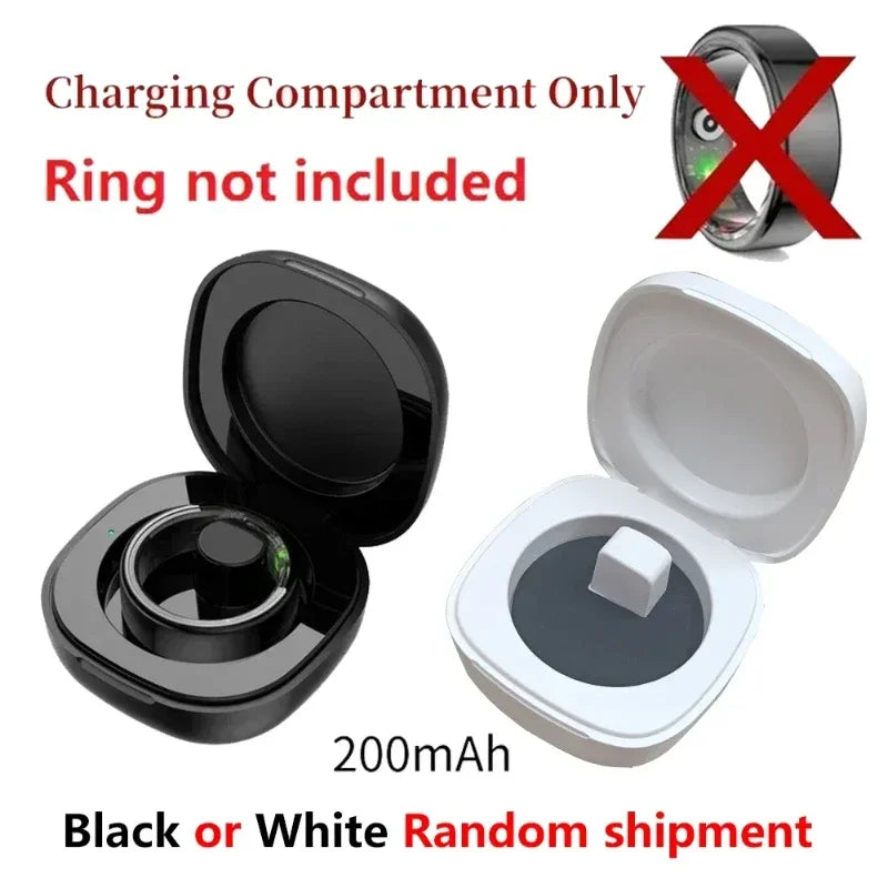 Zordai 2024 New R11M Smart Ring Heart Rate Sleep Monitoring IP68 Waterproof Multi-sport Mode Titanium Steel Shell Ring For Adult