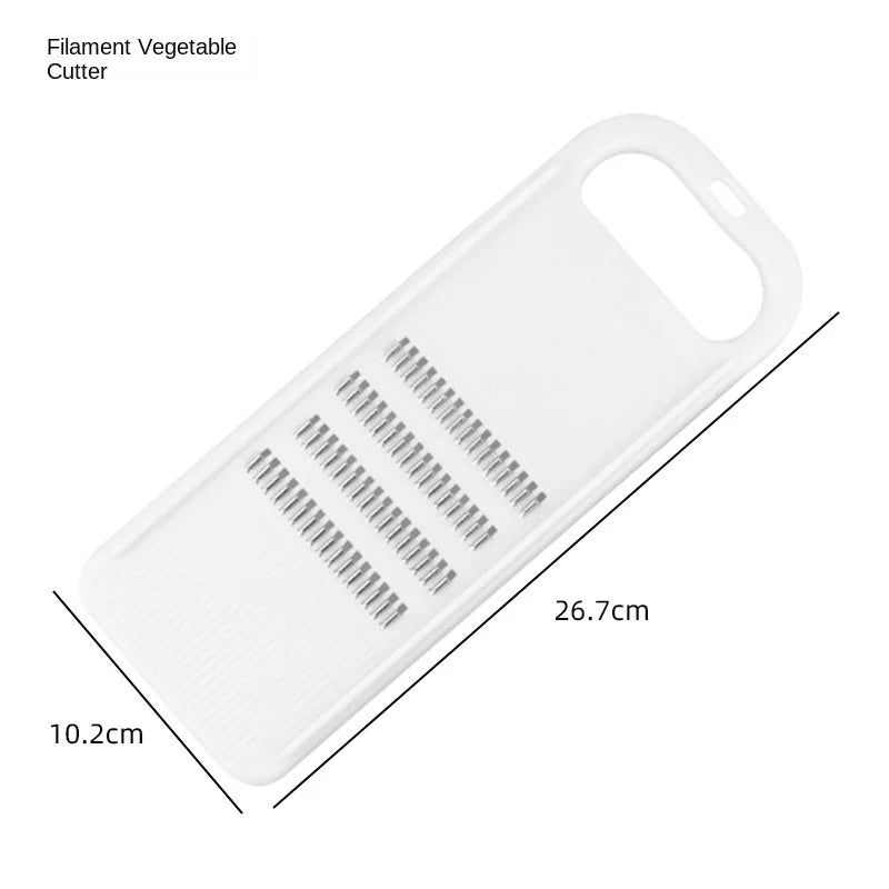 Multi-Functional Stainless Steel Food Wire Cutter Household Kitchen Vegetable Cutter Wire Cucumber Potato Wire Grater #3948