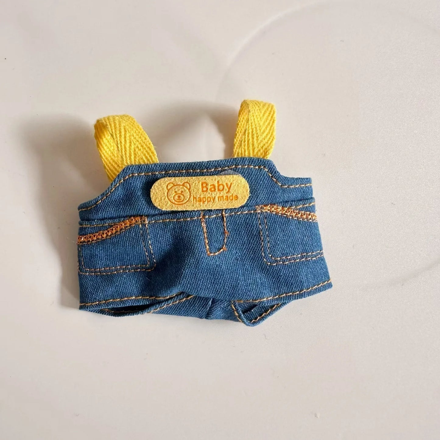 17cm Labubu II Bib Pants Idol Dolls Sitting Party Cute Mini Plush Doll'S Clothes Outfit Clothing Accessories For Korea Kpop Exo