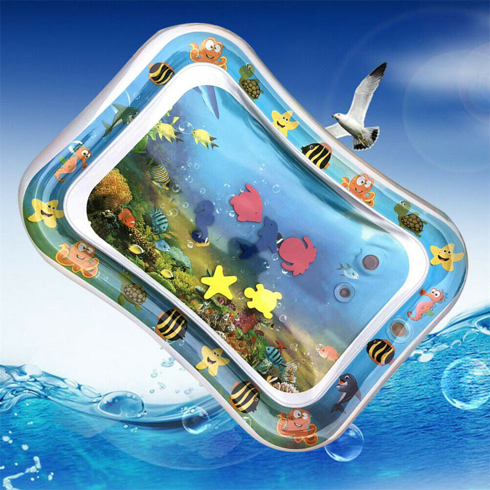 Baby inflatable water pad ice pad large baby inflatable beat water pad PVC sea world crawling toy