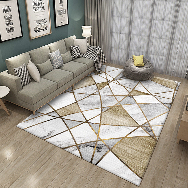 Modern minimalist living room carpet Nordic ins geometric pattern floor mats home store display carpet