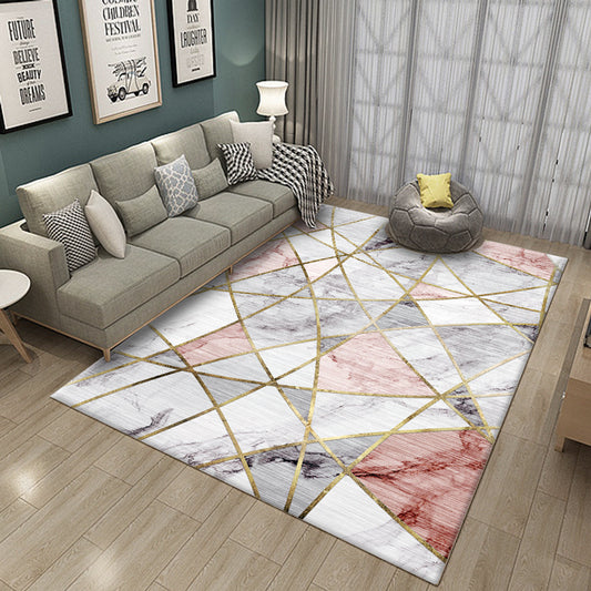 Modern minimalist living room carpet Nordic ins geometric pattern floor mats home store display carpet