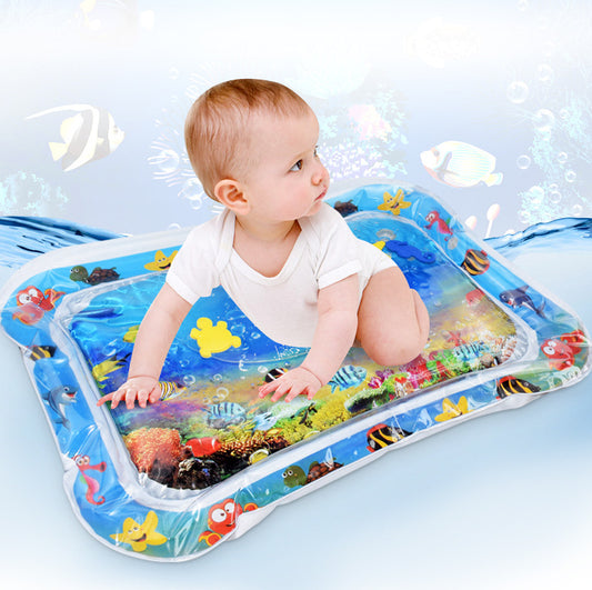 Baby inflatable water pad ice pad large baby inflatable beat water pad PVC sea world crawling toy
