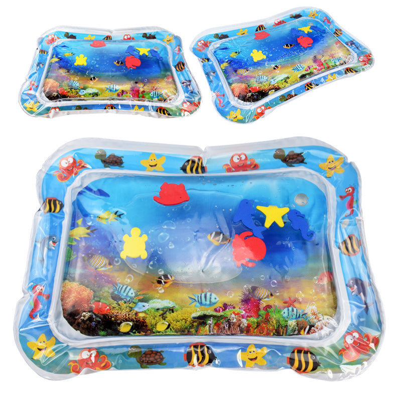 Baby inflatable water pad ice pad large baby inflatable beat water pad PVC sea world crawling toy