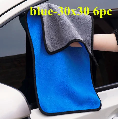 1/2/6PCS Car cleaning towels, car washing and drying cloths, microfiber towels, care face cloths, car beauty accessories